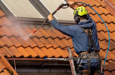 Démoussage et hydrofuge de toiture à Laizé